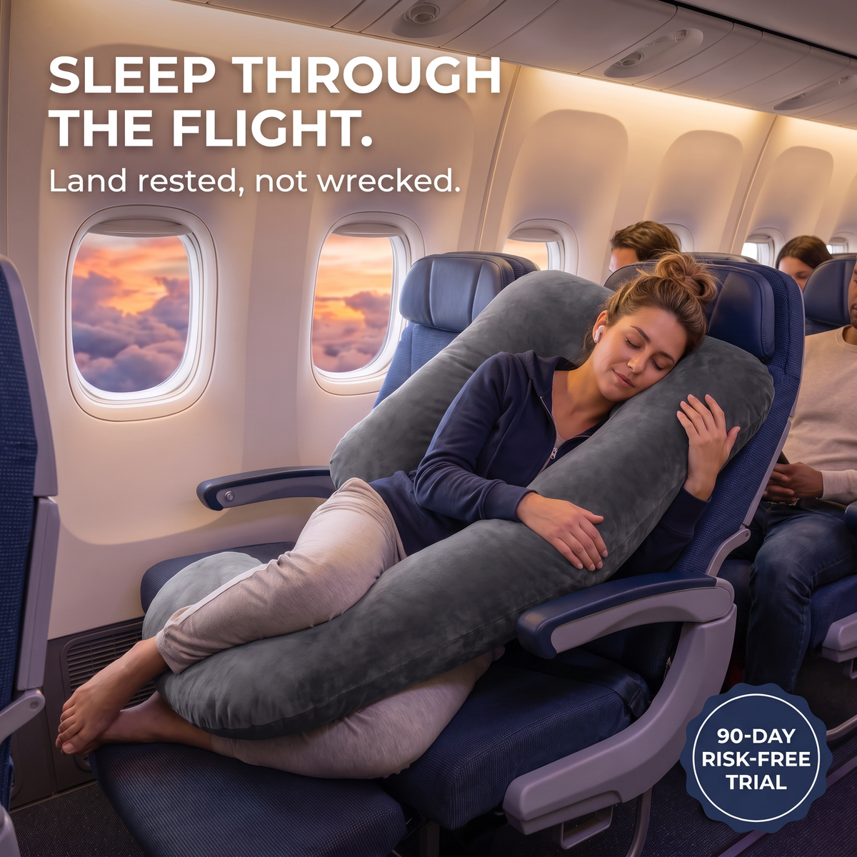 The Original Full Body Travel Pillow - Arrive Refreshed