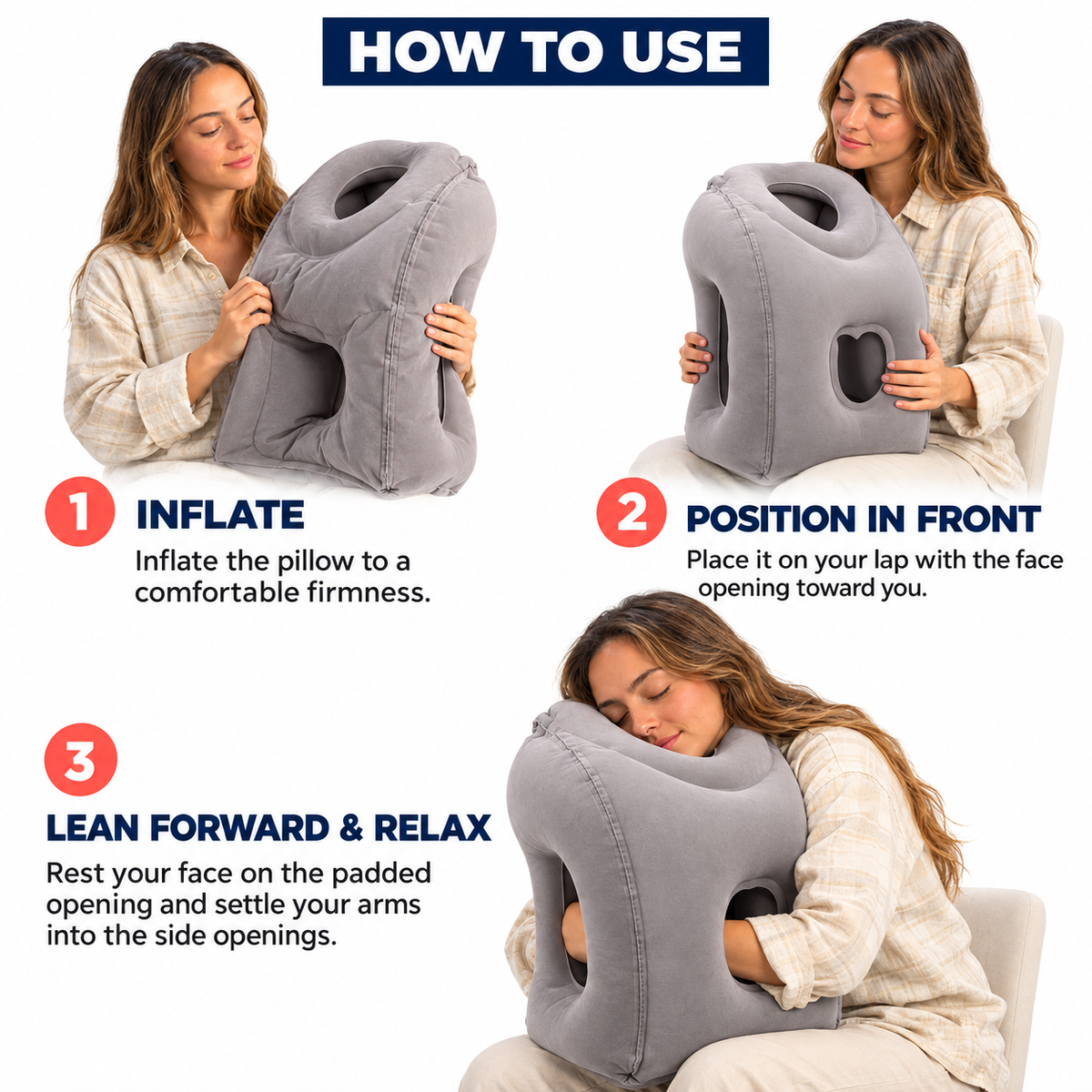 The Original NapAnywhere® Travel Pillow