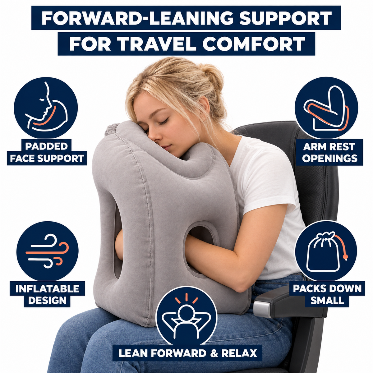The Original NapAnywhere® Travel Pillow